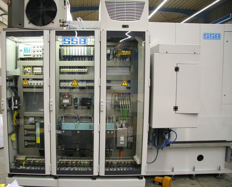 Eine intelligente Energierückeinspeisung ins Stromnetz per selbstgeführter Ein- und Rückspeiseeinheiten spart Energiekosten. (Bild: SSB-Maschinenbau)