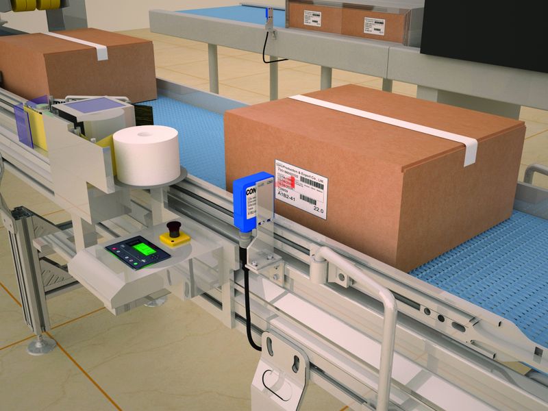 Die Smart-Sensoren erfassen auch den Durchsatz auf Förderbändern. (Bild: Contrinex Sensor GmbH)