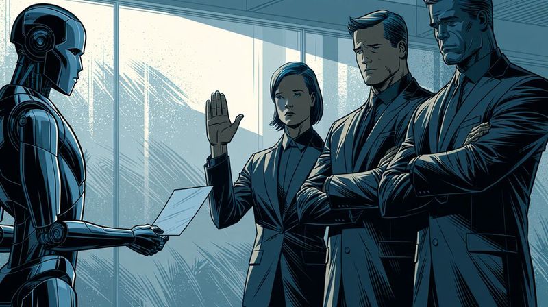 Sieben von zehn Finanzentscheidern würden eine KI-Empfehlung selbst bei 99 Prozent Trefferquote zurückweisen, wenn die Begründung fehlt.(Bild:  Midjourney / KI-generiert)