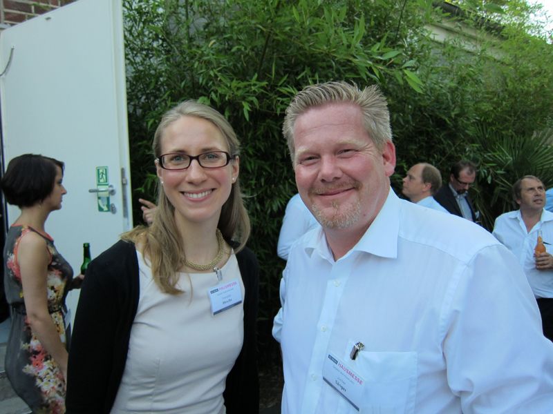 Franziska Mesche und Christian Uekermann, Symantec (Bild: IT-BUSINESS)