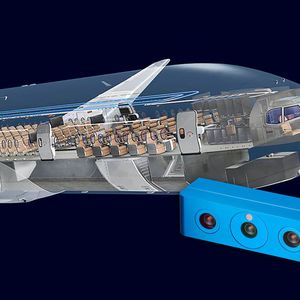 Ensenso 3D-Kamera ermöglicht exakte Positionierung von Installationspunkten (Bild:  DLR)
