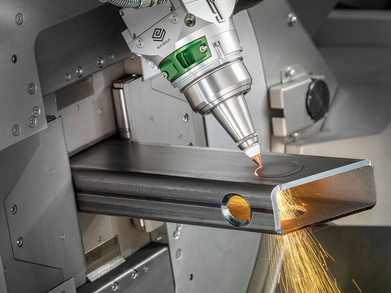 Rohrbearbeitung mithilfe von Industrie 4.0 ist das Thema der BLM-Hausmesse Intube 2019 (AD FOTO Nadia Baldo Trento)
