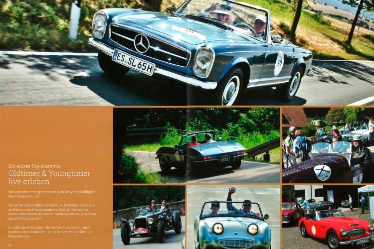 Auch Oldtimerausfahrten und sogar ganze Rallyes organisiert das Autohaus Hagenlocher. (Hagenlocher)
