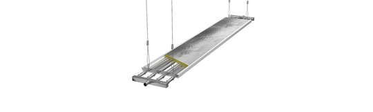 Konstruktion des 330 Millimeter breiten Elements KIT I: Vier Rohre in DN 18 liefern die hohe Wärmeleistung, oben sitzt die Dämmschicht.(Bild: RMBH GmbH)