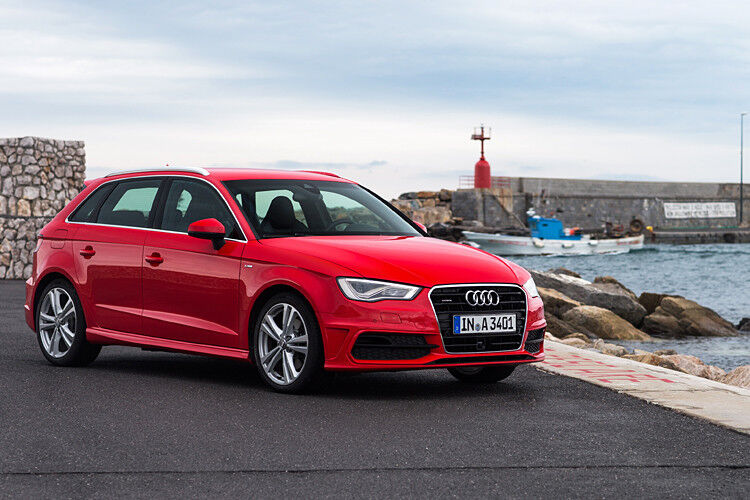 Im Februar 2013 bringt Audi die zweite Generation des A3 Sportback auf den Markt. Parallelen zum Konzernbruder Golf lassen sich auch auf der Waage feststellen: ... (Foto: Audi)