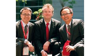 Acceed-Geschäftsführer Dr. Werner Kunze mit Partnern in Shanghai (Archiv: Vogel Business Media)