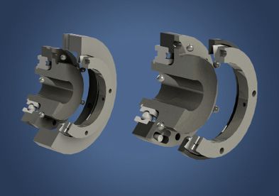 Freischaltend oder gesperrt: KBK fertigt seine Überlastkupplungen in vier unterschiedlichen Schaltarten und zahlreichen Größen. (Bild:  KBK Antriebstechnik)