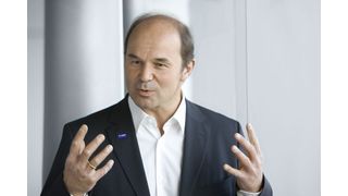 Dr. Martin Brudermüller, stellvertretender Vorstandsvorsitzender der BASF SE und verantwortlich für das Geschäftssegment Plastics: "Unser
einzigartiges Verbund-Konzept ermöglicht unserem Unternehmen exzellente Kostenstrukturen.“  (Bild: BASF)