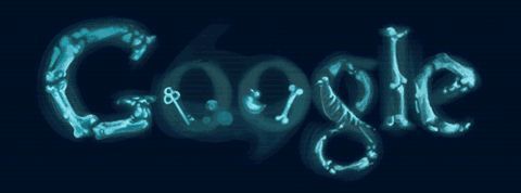 Google-Doodle vom 8. November 2010 zur Entdeckung der Röntgenstrahlung  (Bild: Google)