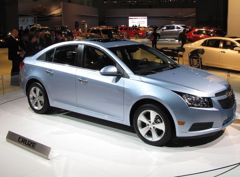 USA-Premiere in Los Angeles – der Chevrolet Cruze. (Archiv: Vogel Business Media)