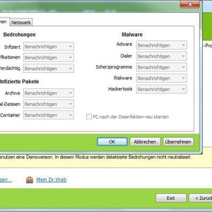 Antivirus-Software für Notfall-Scans und zur Client-Desinfektion