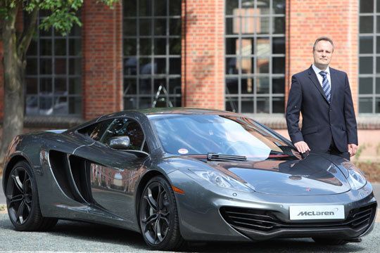 Rainer Dörr ist der Geschäftsführer des McLaren-Showrooms in Frankfurt. (McLaren)