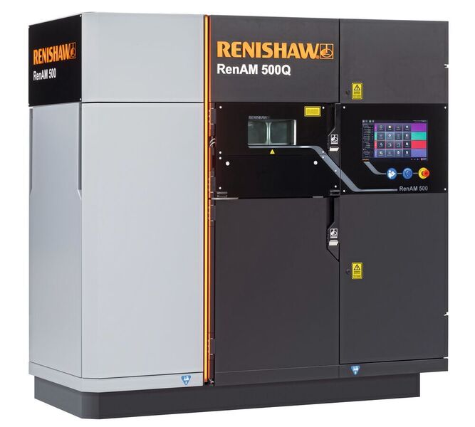 Die RenAM 500Q von Renishaw verarbeitet Metalle im Pulverbettverfahren.  (Renishaw)