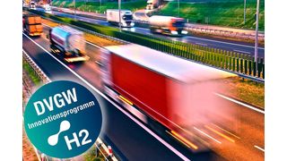 Der Deutsche Verein des Gas- und Wasserfaches (DVGW) fordert den raschen Schwenk in Richtung Wasserstoffantrieb – vor allem für den straßengebundenen Schwerlastverkehr. Hier die Argumente... (Bild: DVGW)