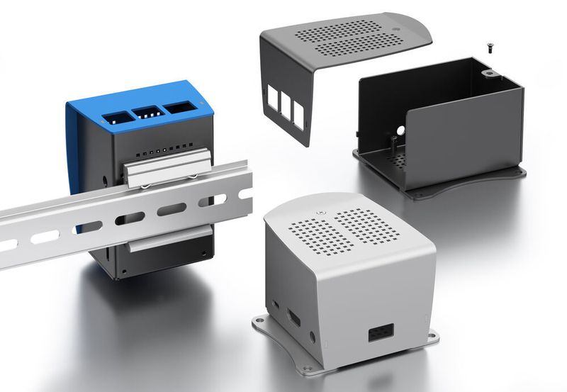 Die RSP-Gehäuse sind in verschiedenen farblichen Ausführungen sowie mit individuellen Anpassungsmöglichkeiten erhältlich. (Fischer Elektronik)
