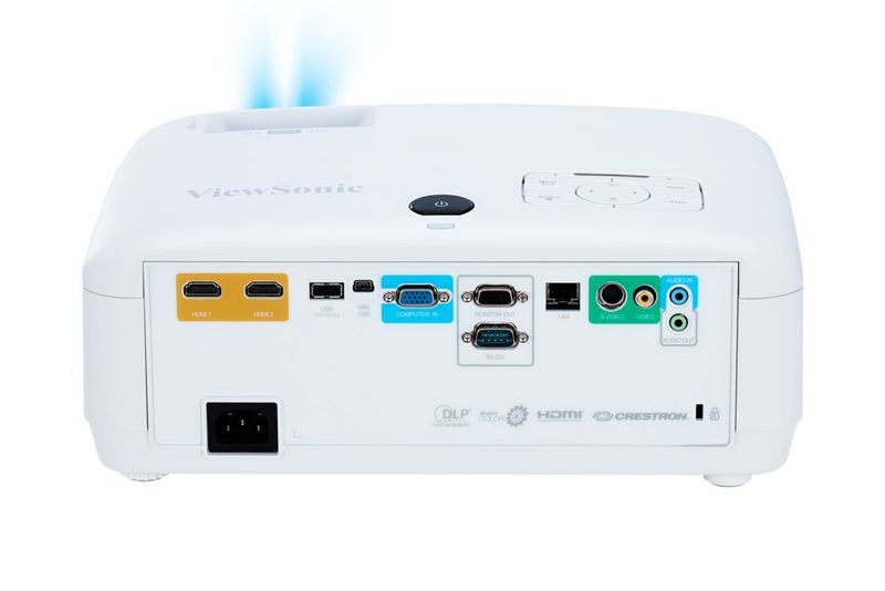 Der PG705HD bietet besonders viele Anschlussmöglichkeiten. (Viewsonic)