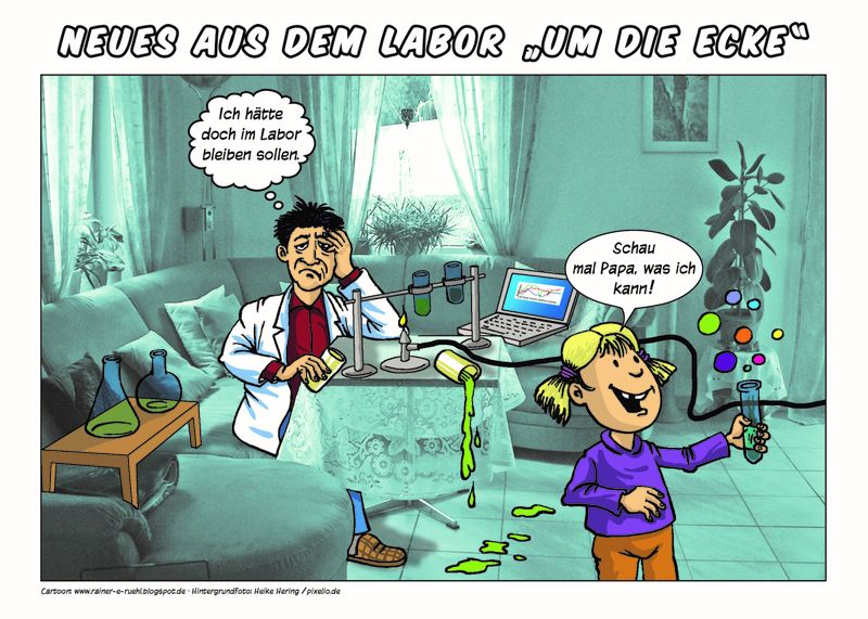 Übersicht unserer Bildergalerien (Comic: www.rainer-e-ruehl.blogspot.com) (LABORPRAXIS/Rühl)