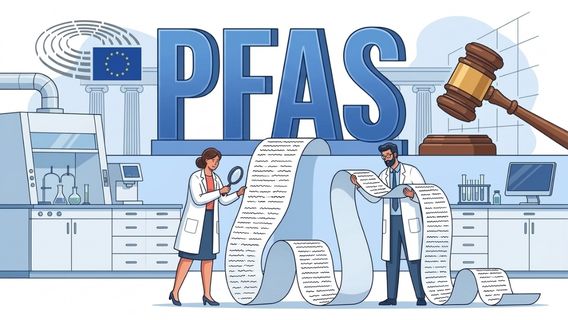 Les PFAS devraient faire l'objet d'une réglementation plus stricte. Cependant, les représentants de l'industrie souhaitent une dérogation pour cette sous-catégorie de polymères fluorés. Une méta-analyse résume les raisons invoquées (image illustrative). (Image :KI-generiert / Gemini)
