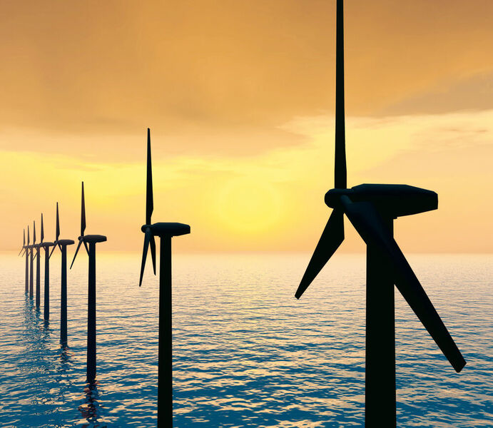 Grüner Strom für Covestro: Ab 2025 bezieht der Werkstoffhersteller Elektrizität aus einem neu errichteten Windpark in der Nordsee.  (Covestro)