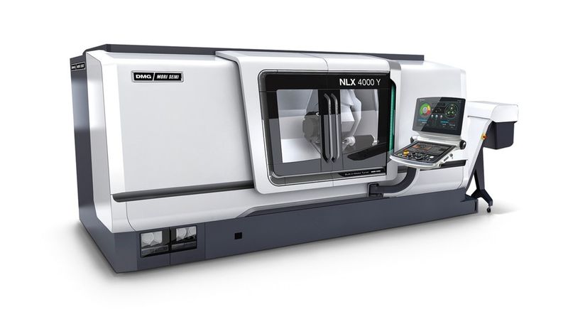 Neu auf der EMO: Die NLX4000 für die effiziente Komplettbearbeitung grosser Werkstücke bis 500 mm Durchmesser und 1500 mm Drehlänge. (Bild: DMG Mori Seiki)