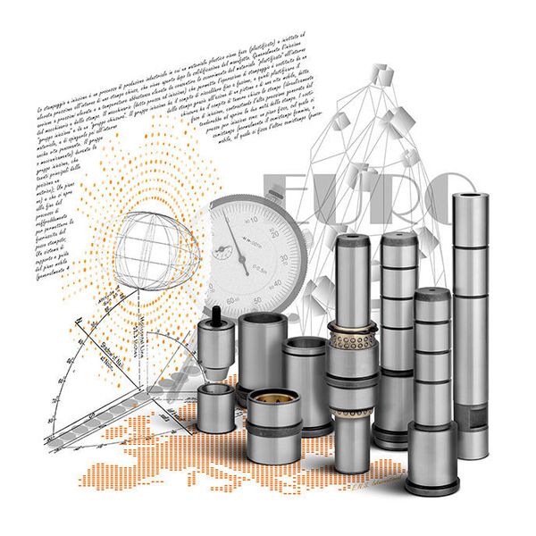 The Euro line comprises columns, bushes, accessories for plastic and die-casting moulds. (ENS International)