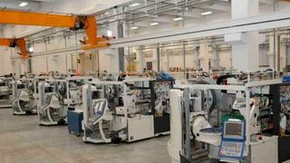 Der Januar ist für den deutschen Maschinenbau super gelaufen, wie der VDMA jetzt berichten kann. Die Auftragszuwächse sind im guten zweistelligen Bereich. Doch die Ukraine-Krise wird sich erst im Verlauf des März erstmals bemerkbar machen. Wie, weiß noch keiner.  (Bild: Grob)