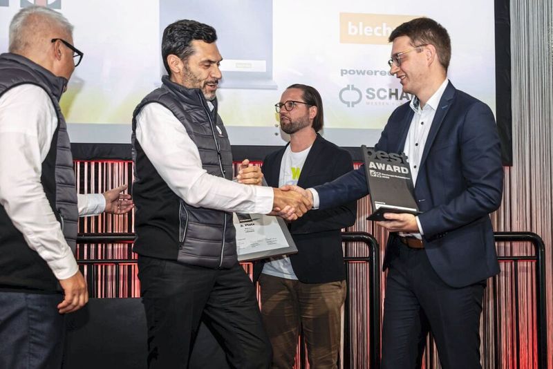 Impressionen der Verleihung des „best Award“ 2025 am ersten Messetag. (Bild: Jürgen Biniasch)