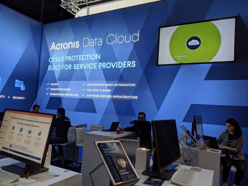 Acronis stellte ein Security-Bundle für Service Provider vor, die ihren Kunden Cloud-Dienste und die zugehörige Sicherheit anbieten wollen. (Oliver Schonschek)