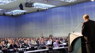 Rund 240 Führungskräfte trafen sich auf dem 2. VDMA-Kongress „Intelligenter Produzieren“ in Mannheim.Bild: Fouhy (Archiv: Vogel Business Media)