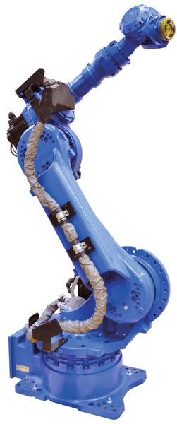 Dank präziser Antriebe und spezieller Getriebe erreicht der Roboter eine hohe Präzision und ist damit vor allem für Laserapplikationen geeignet. (Bild: Yaskawa)