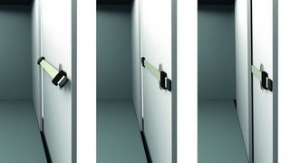 Das patentierte Schiebetürschloss lässt bis zu vier herkömmliche Schlösser überflüssig werden.  (Bild: Burg)