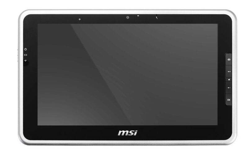 Das MSI-Tablet enthält zwei Webcams. (Archiv: Vogel Business Media)