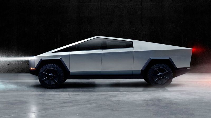 Der Wagen soll über 1,7 Tonnen Gewicht auf der Ladefläche transportieren können und kommt in der Spitzenausführung in 2,9 Sekunden von 0 auf 60 Meilen pro Stunde (knapp 100 km/h).  (Bild: Tesla)