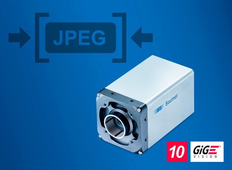 Die High-speed LXT-Kameras mit integrierter JPEG-Bildkompression sparen Bandbreite, CPU-Last und Speicherplatz für einen vereinfachten und kostengünstigen Systemaufbau.  (Baumer)