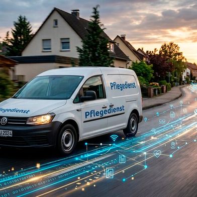 Der Bundesverband privater Anbieter sozialer Dienste fordert, dass Praxen den Versichertenstatus über die Telematikinfrastruktur abrufen können. (Bild: Gemini / KI-generiert)