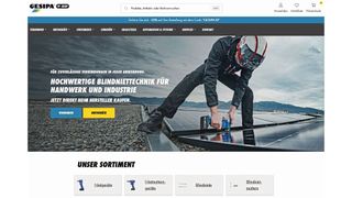 Seit Mitte Oktober können gewerbliche Kunden Verbindungselemente, Setzgeräte und Zubehör direkt über den neuen B2B-Onlineshop von Gesipa bestellen.  (Bild: Gesipa)