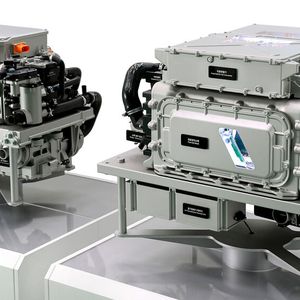 Das neue Brennstoffzellensystem wird in zwei Varianten verfügbar sein: 100 kW und 200 kW.(Bild:  Hyundai)