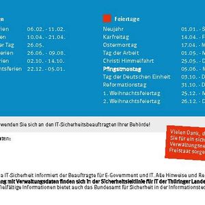 Tischaufsteller(Bild:  © Freistaat Thüringen)