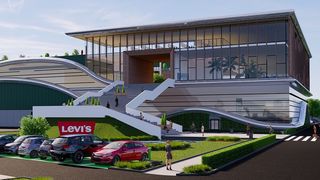 Levi Strauss & Co baut im westfählischen Dorsten dieses Distributionszentrum. Miebach Consulting übernimmt die Beraterfunktion von der Planungsphase bis zur Umsetzung. Und TGW liefert hochautomatisierte Intralogistiksysteme. (Levi Strauss)