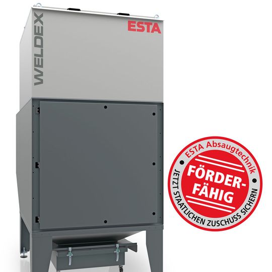 Die modulare Filtereinheit Weldex von Esta(Bild:  Esta)