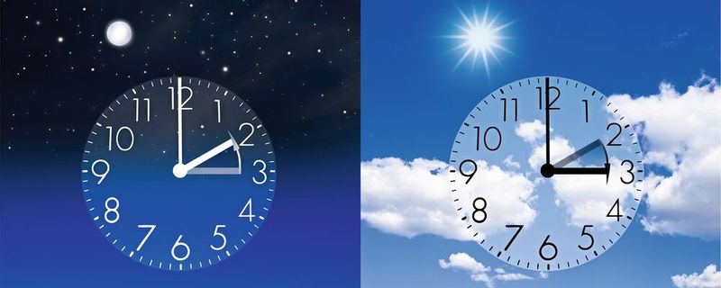 Sommerzeit Dunkel Uhrzeit Uhrumstellung Winterzeit Umstellung