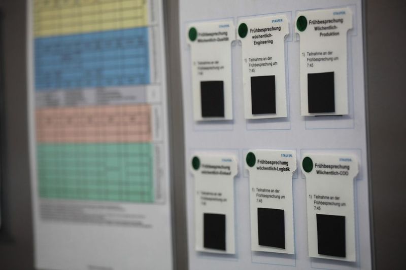 Besprechungen sind ein wichtiger Bestandteil des Shopfloor-Managements.  (Bild: Staufen AG)