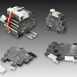 Relaiskoppler und Solid-State Relais mit Ein- und Zweiwechslern in schmaler 6,4 mm Baubreite – mit Schraub- oder Zugfederanschluss.