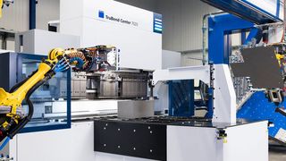 Die neue Schwenkbiegemaschine Trubend Center 7020 hat die Produktion des Feldofens erst möglich gemacht. Nur mit dieser Anlage konnte das Team bei Kuipers den relativ großen Brennraum von 333 Millimetern automatisiert biegen. (Bild: Trumpf)