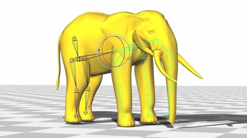 Der wandelbare Joystick lässt sich in jeder Form zusammenbauen und erlaubt so, beliebig geformte Animationsfiguren zu bewegen. (youtube/screenshots)