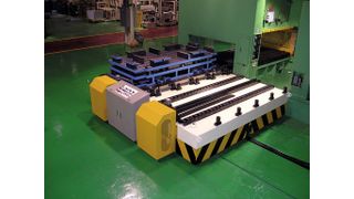 Bild 1: Beispiel eines Werkzeugwechselsystems. Solche Systeme gibt es in unterschiedlichen Automatisierungsniveaus und maßgeschneidert.  (Bild: EAS)