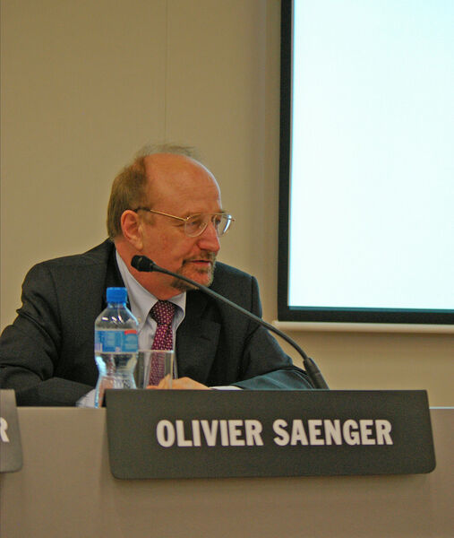 Olivier Saenger, co-fondateur de l'EPHJ EPMT SMT et organisateur de ces salons. (Image: MSM / JR Gonthier)