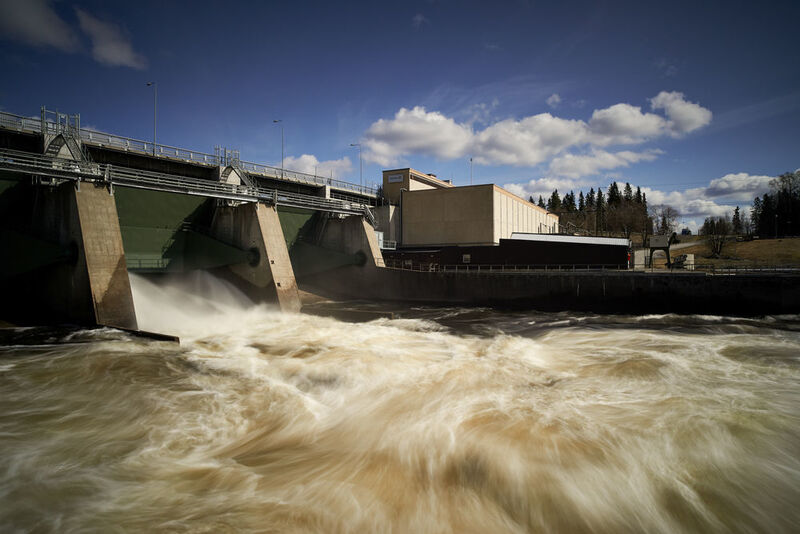 One pillar of green electricity generation in North Sweden is the hydropower  ... (The Node Pole/Mat Richardsson)