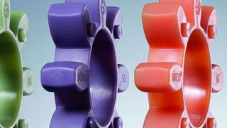 Die neuen Standard-Zahnkränze aus T-PUR weisen einen deutlich erhöhten Temperaturbereich auf. (Bilder: KTR Kupplungstechnik) (Archiv: Vogel Business Media)