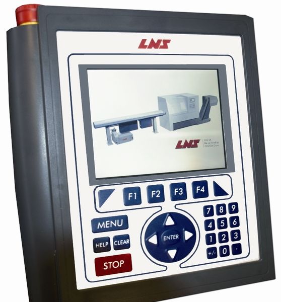 Der Touch-Screen macht die Bedienung von Stangenladegeräten einfach, wie der Hersteller LNS im Vorfeld der EMO ankündigt. Bilder: LNS (Archiv: Vogel Business Media)